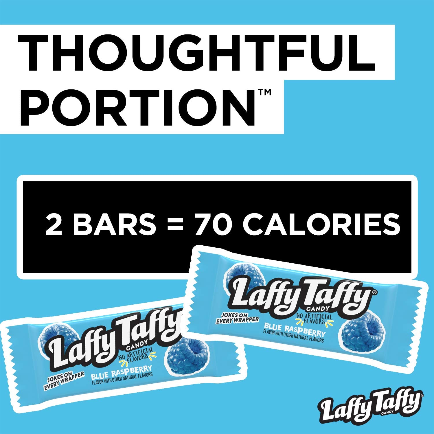 Laffy Taffy Candy, Blue Raspberry, 145 Pieces : Taffy Candy 