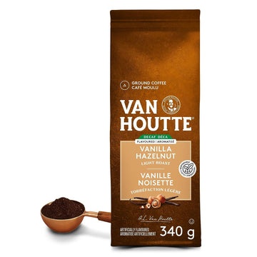 Van Houtte Vanilla Hazelnut Decaf Ground Coffee, {Imported from Canada}