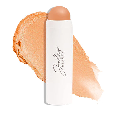 Julep Skip The Brush Cream to Powder Blush Stick - Sweet Peach - Blendable and Buildable Color - 2-in-1 Blush and Lip Makeup Stick