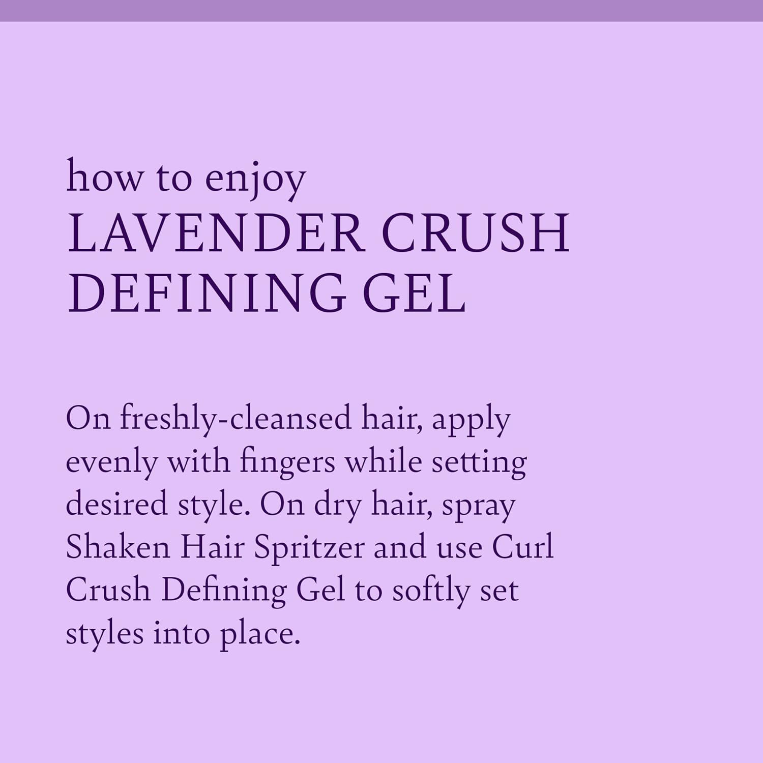 Esupli.com Camille Rose Lavender Crush Defining Gel, 12 fl o