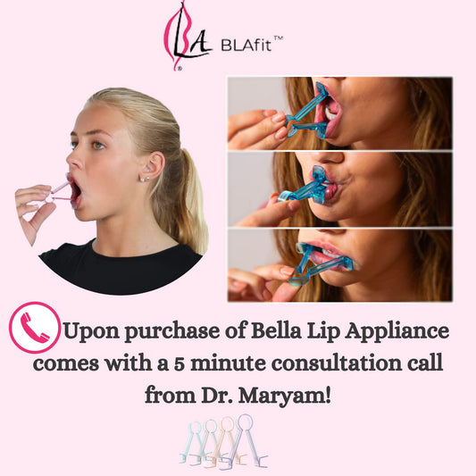 Lip Plumping Device - BLAfit (Bella Lip Appliance) | Anti-Aging Device for Firmer Skin, Plumper Lips, and Defined Jawline (Lavender))