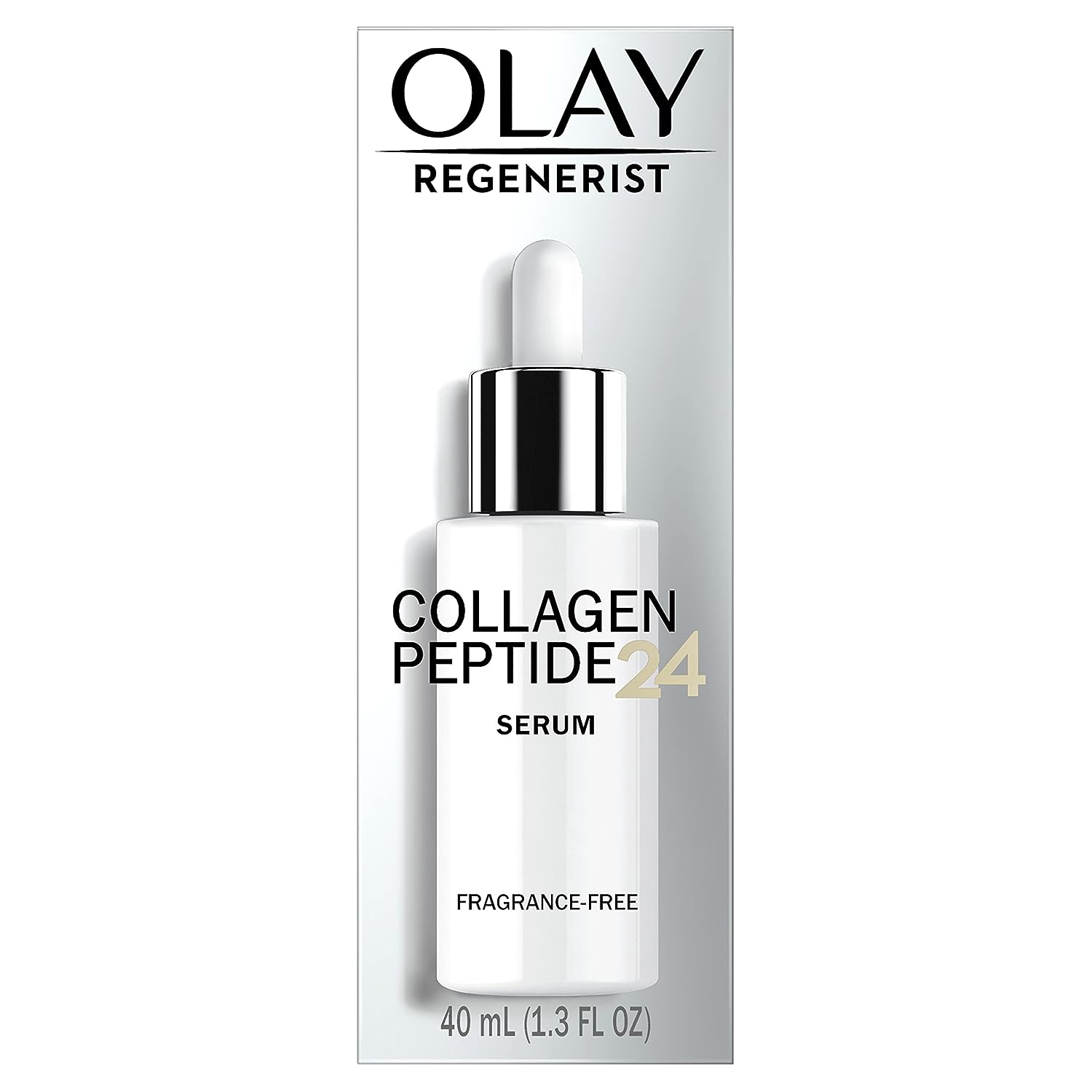 Olay Regenerist Collagen Peptide 24 Serum, Fragrance-Free, 1.3