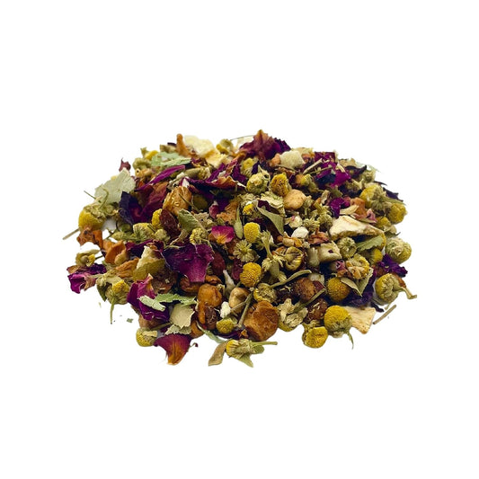 Peachy Chamomile Tea, Herbal Loose Leaf Tea, Camellios