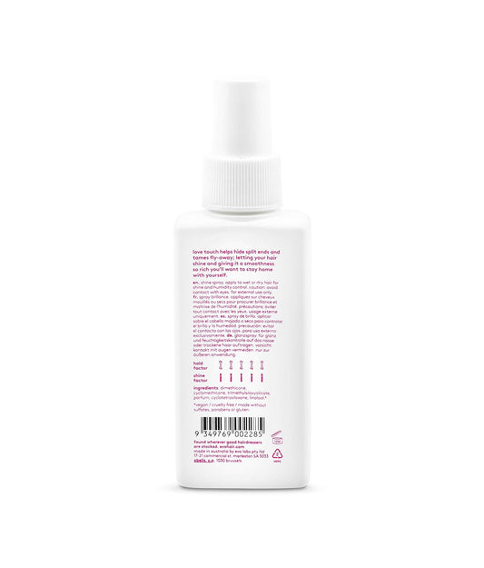 EVO Love Touch Shine Spray - Volumizing Finishing Hair Texture Spray - Smooths With Extra Shine - 100ml / 3.4.