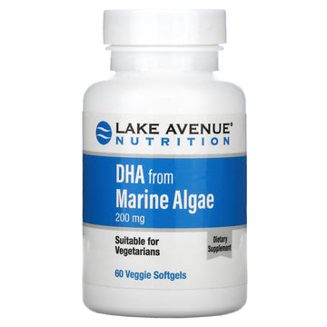 Lake Avenue Nutrition, DHA from Marine Algae, 200 mg,Veggie Softgels