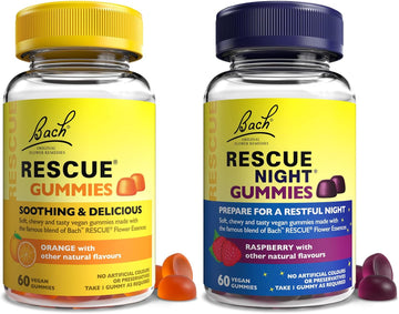 Rescue Remedy Gummies Variety Bundle, for Balanced Days and Restful Ni490 Grams