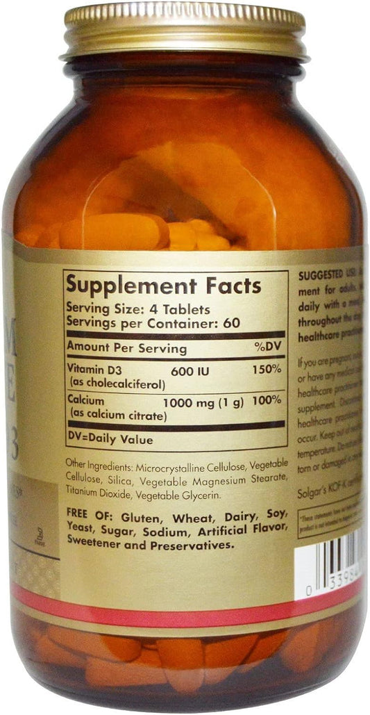 Solgar - Calcium Citrate With Vitamin D