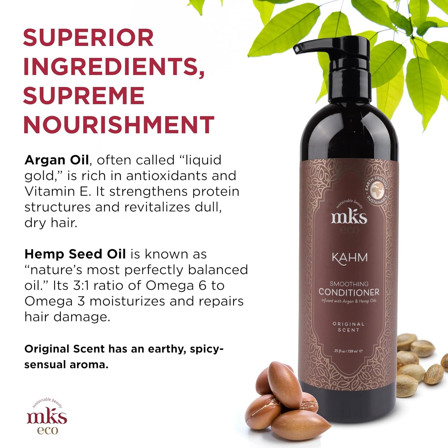 Esupli.com MKS eco Kahm Smoothing Conditioner, Original Scent - Detangl