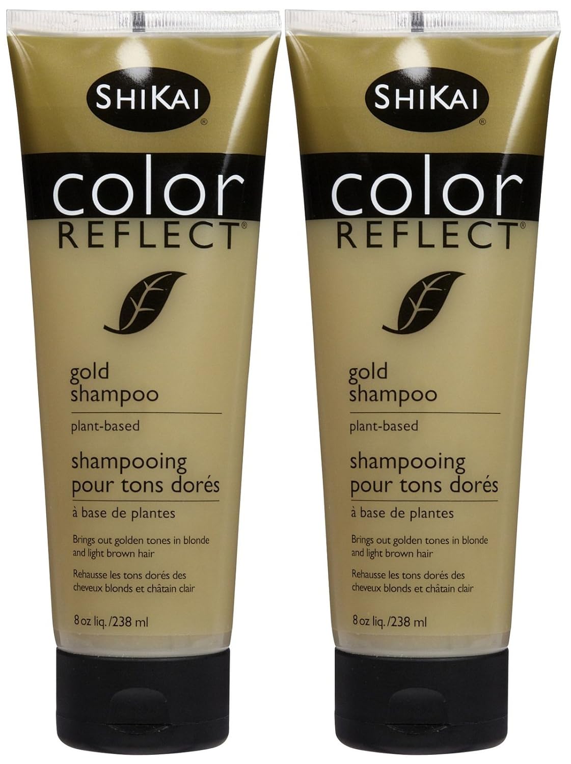 SHIKAI PRODUCTS SHAMP,COLOR REECT,GOLD, 8 FZ Pack of 2