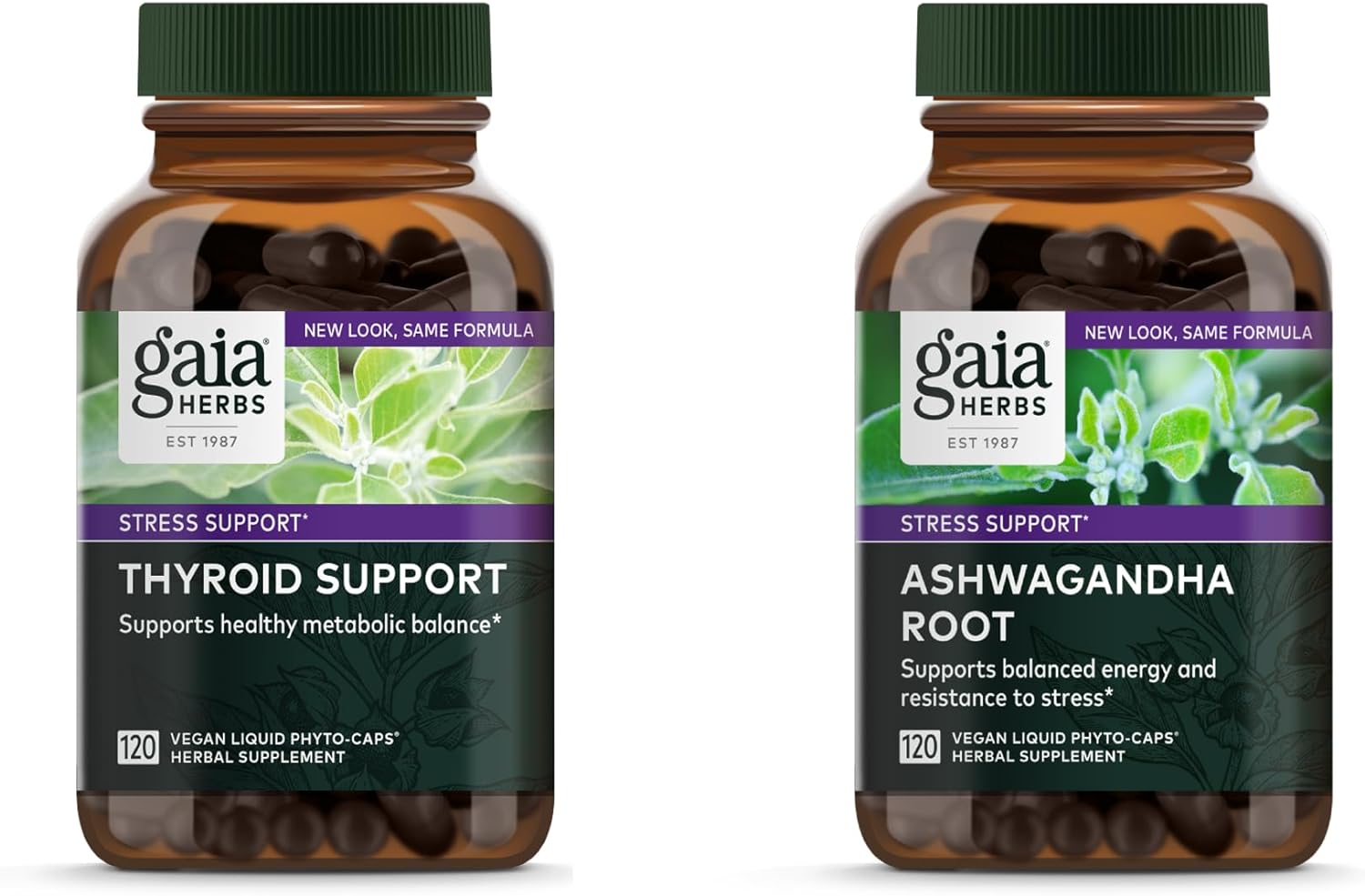 Gaia Herbs Ashwagandha Root - Made with Organic Ashwagandha Root - 120