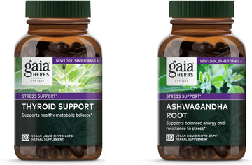 Gaia Herbs Ashwagandha Root - Made with Organic Ashwagandha Root - 120