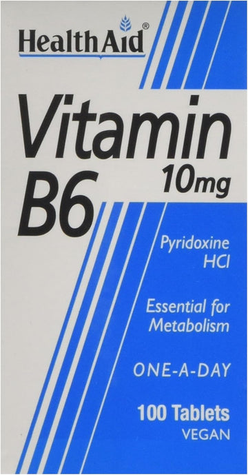 HealthAid Vitamin B6 (Pyridoxine HCl) 10mg - 100 Tablets

0.01 Grams
