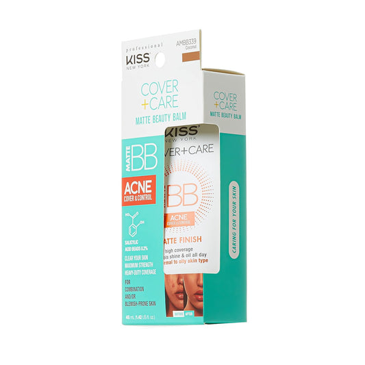 Kiss New York Cover + Care Acne Control Matte Finish Beauty Balm (Coconut)