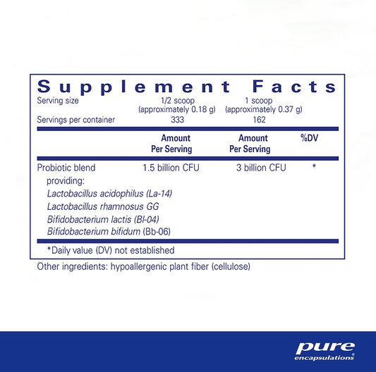 Pure Encapsulations Probiotic 123 | Children'S Probiotic Support For H3.21 Ounces