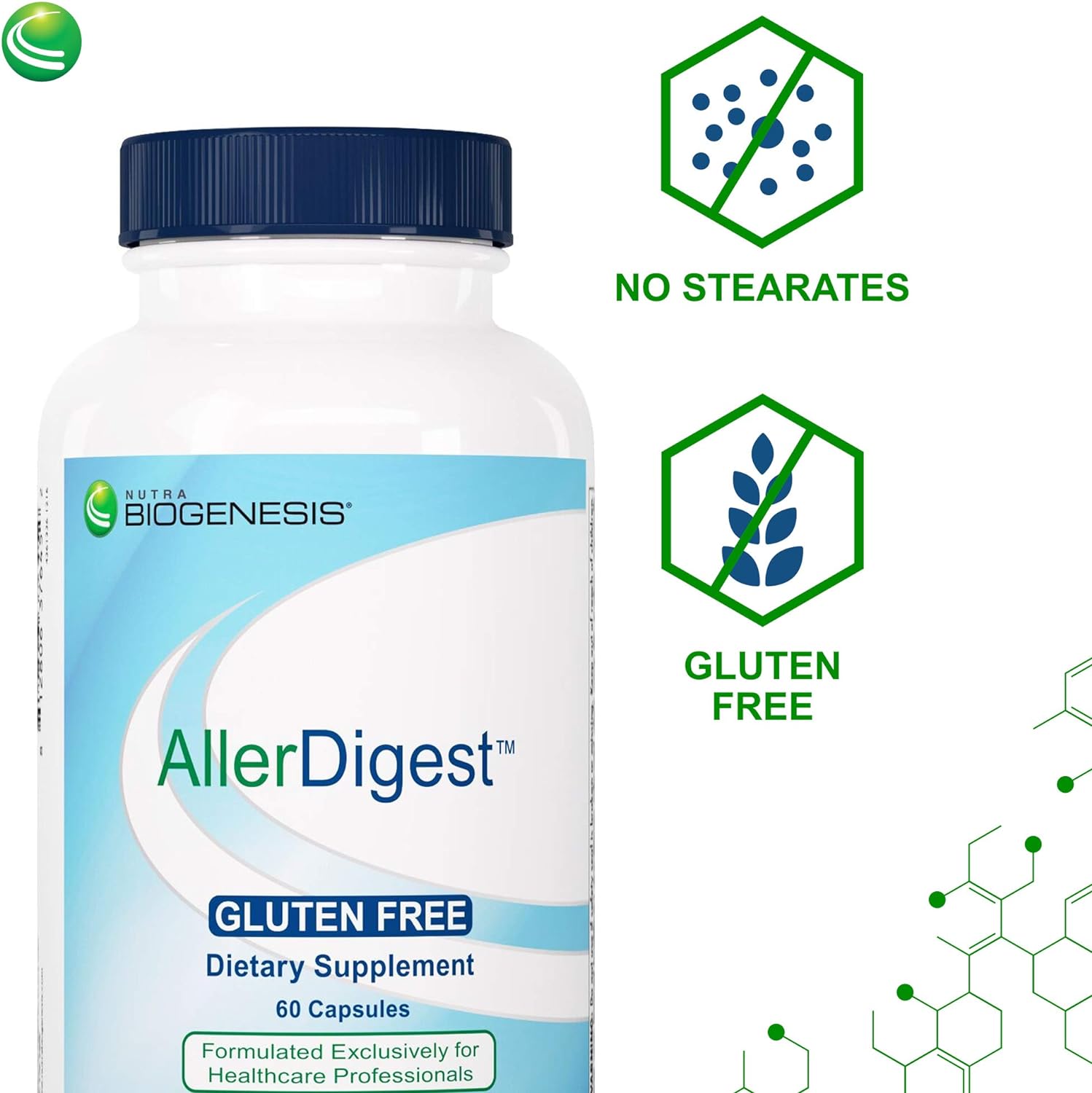 Nutra BioGenesis - AllerDigest - Targeted Digestive Enzyme Support wit