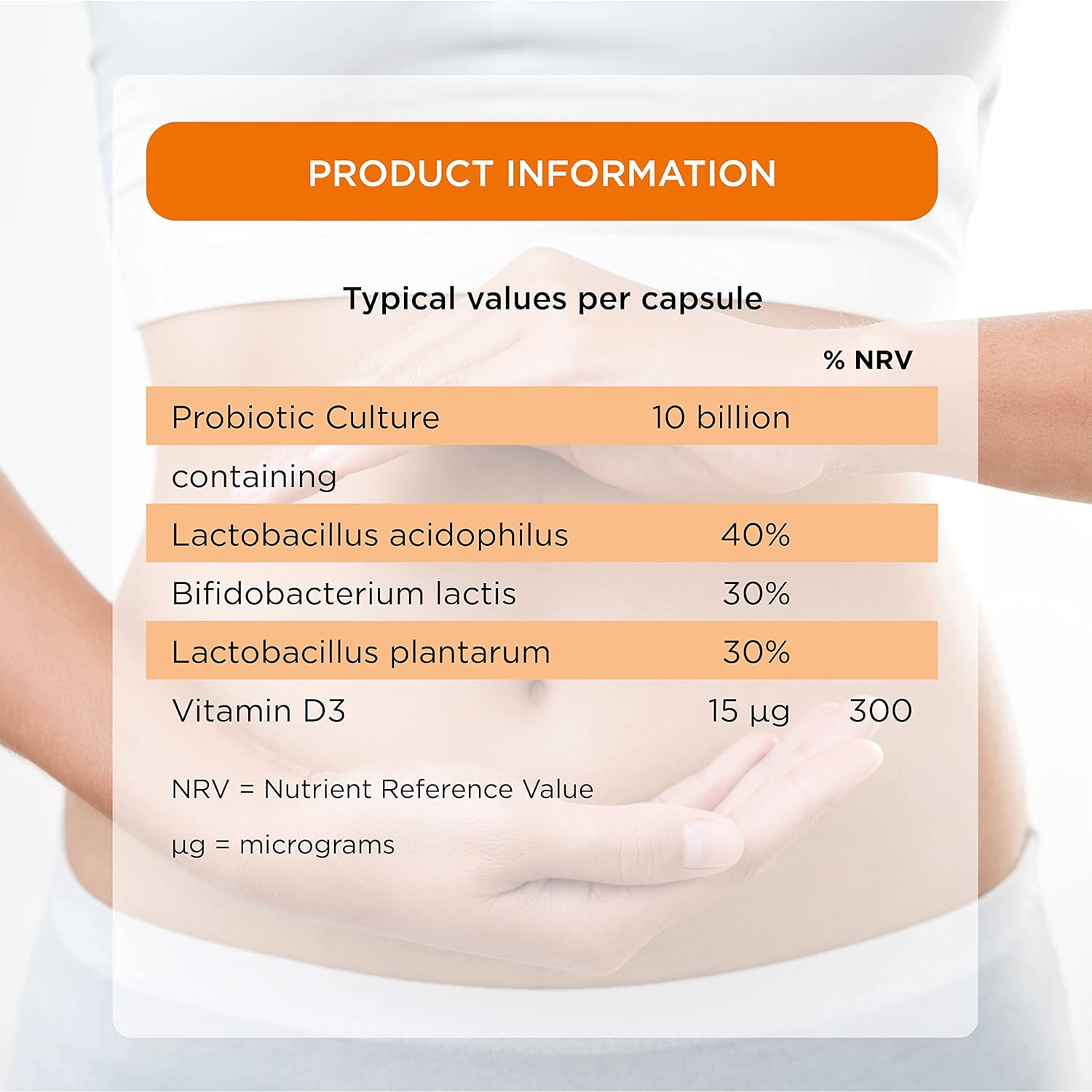 Healthspan Super10 Probiotic | 60 Capsules | 10 Billion Live Cultures 