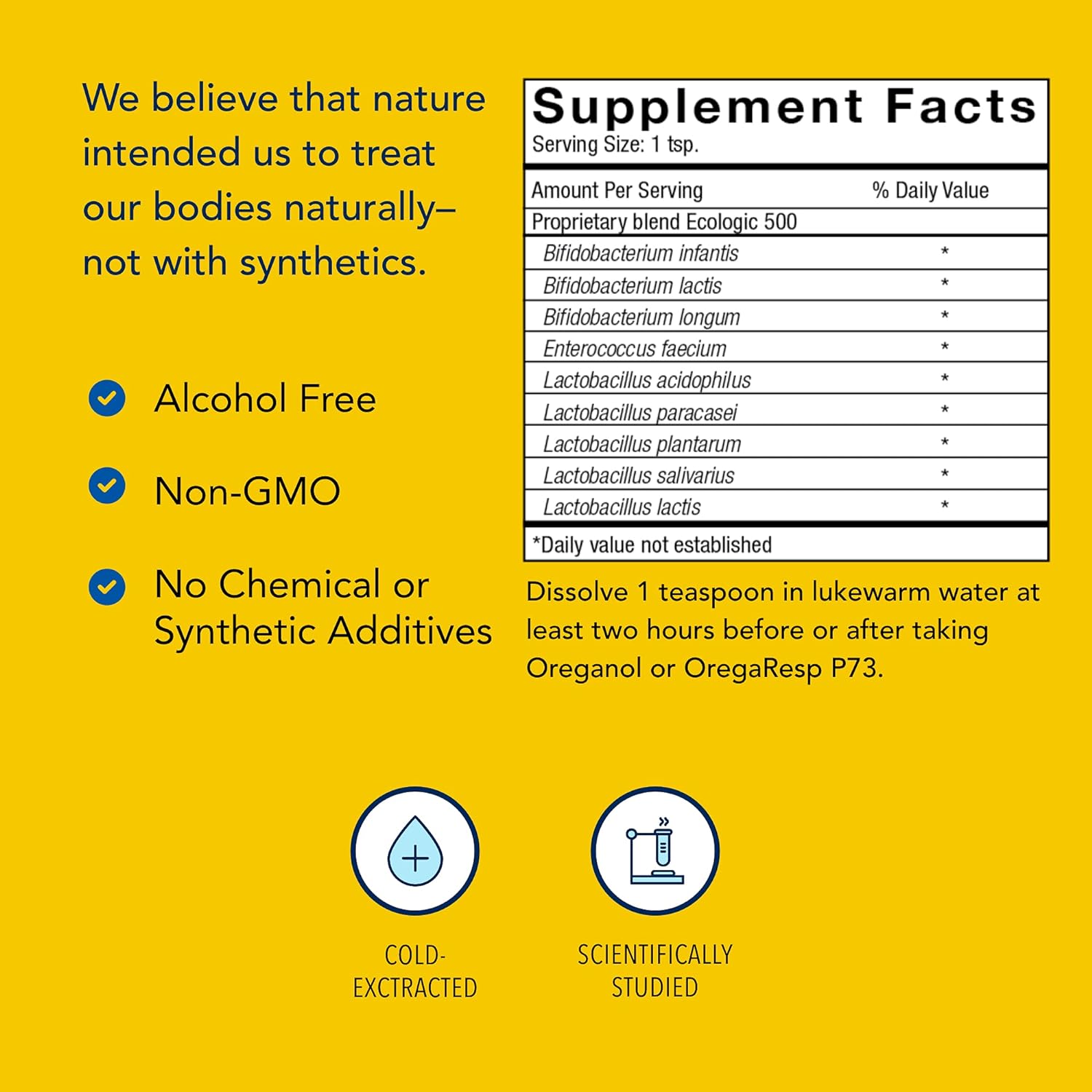 NORTH AMERICAN HERB & SPICE Health-Bac - 100 Grams - Clinically Tested