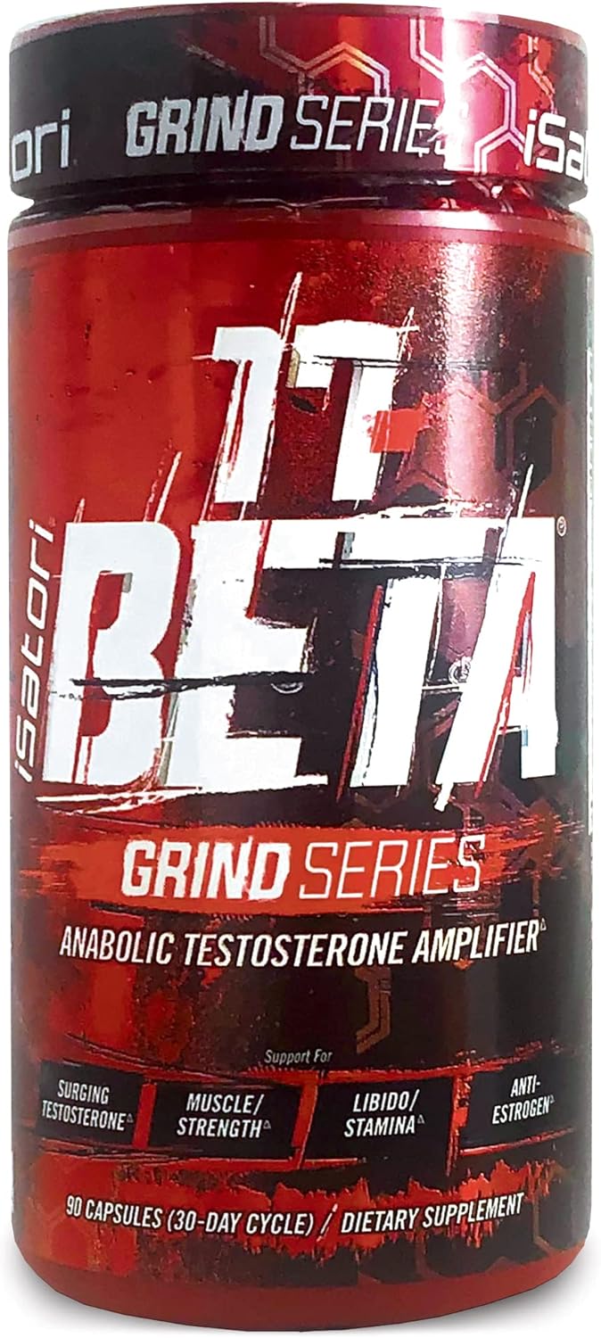iSatori 17 Beta Testosterone Booster For Men - Test Boost Amplifier with DHEA, Fenugreek, And Anti-Estrogen Complex For
