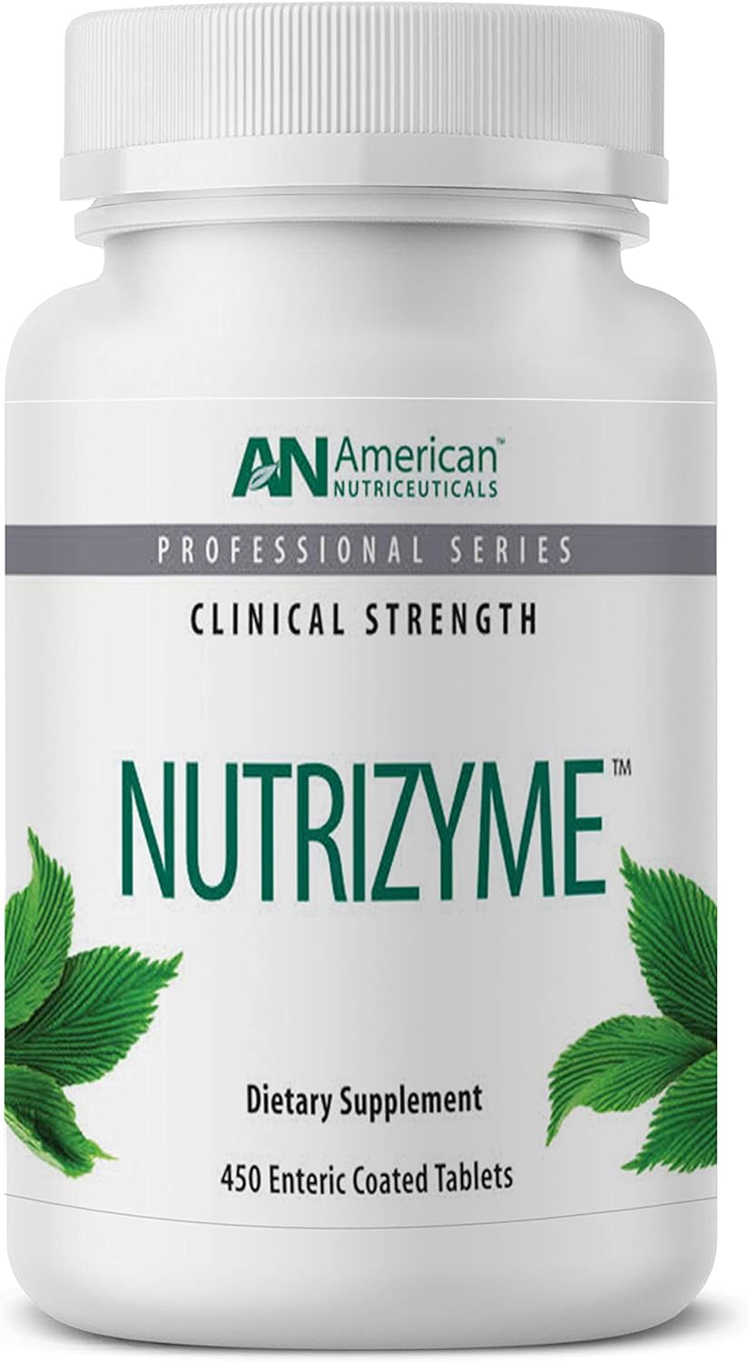 Vitality C American Nutriceuticals - Nutrizyme - 450 Tablets - Profess0.01 Ounces