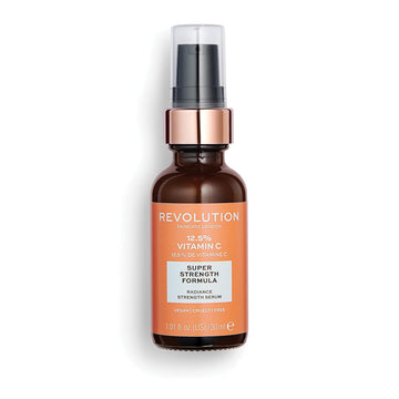 Revolution Skincare 12.5% Vitamin C Radiance Serum, Vitamin C Serum for Face, Leaves Skin Radiant and Provides Protection, Vegan & Cruelty Free, 30