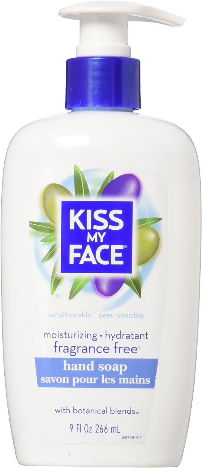 Kiss My Face Hand Soap Fragrance-Free 9 Pump