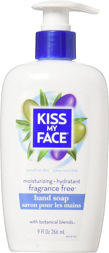 Kiss My Face Hand Soap Fragrance-Free 9 Pump