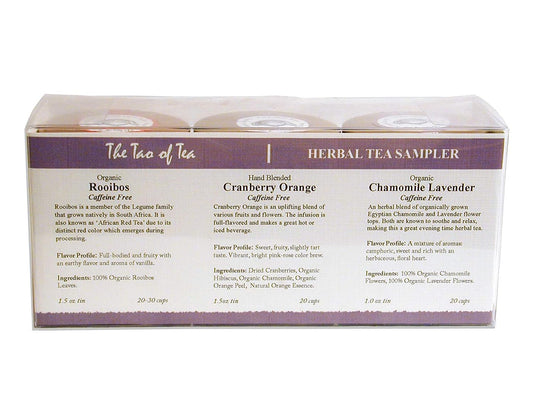The Tao of Tea Herbal Tea Sampler Cans, 1 pcs
