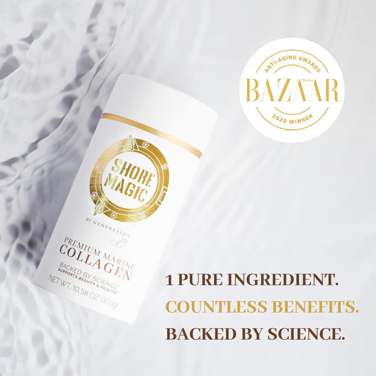 Shore Magic Marine Collagen Powder, Hydrolyzed Collagen Pept