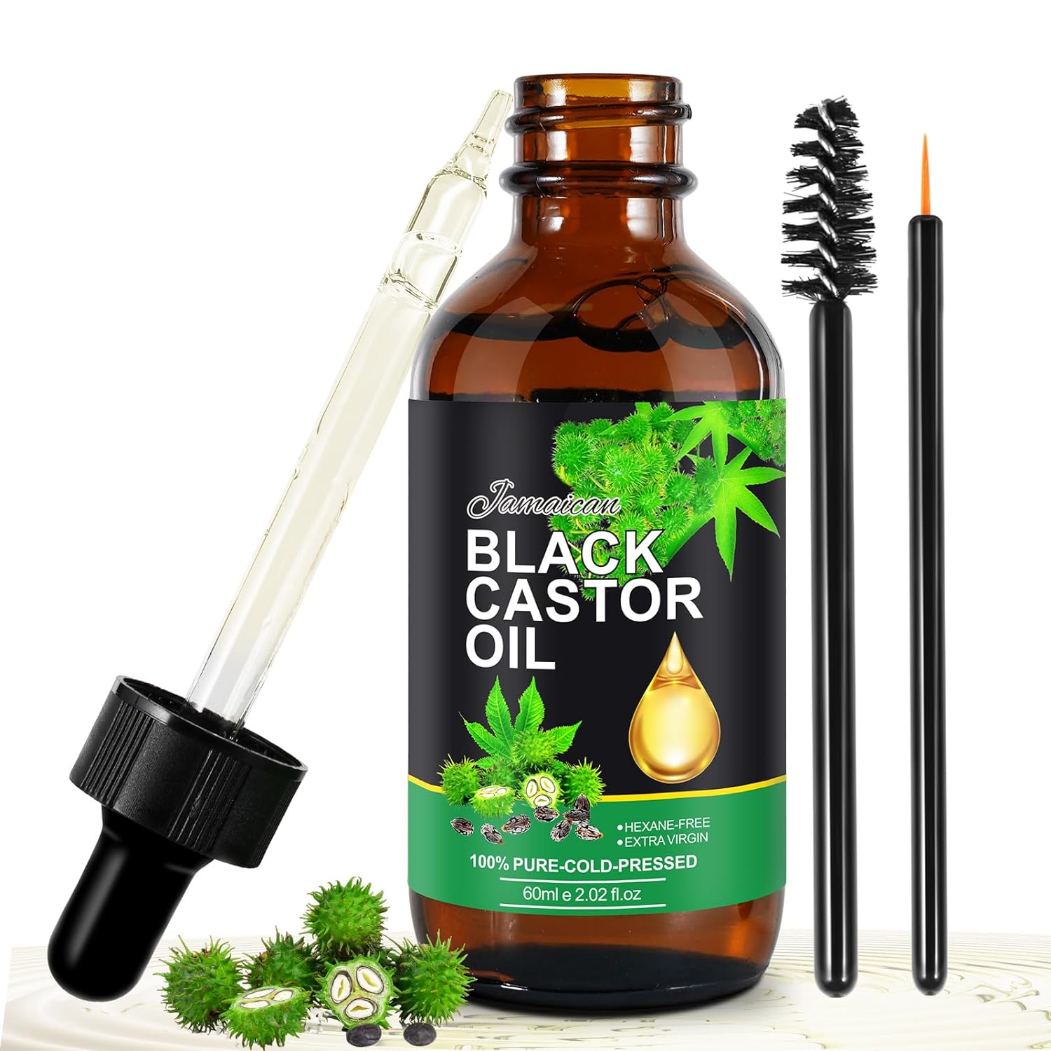 PEDSCBG Hair Growth Oil - 100% Jamaican Black Castor Oil for