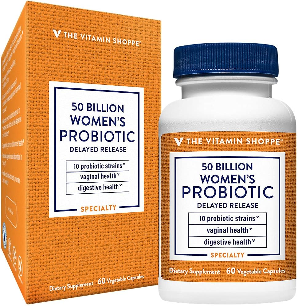 The Vitamin Shoppe Women'S Probiotic Delayed Release 50 Bill