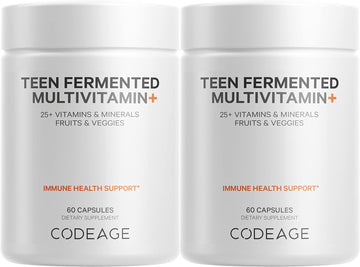 Codeage Teens Daily Multivitamin Supplement, 25+ Vitamins & Minerals