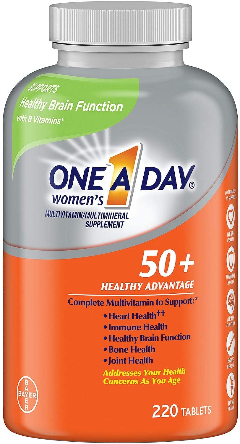 One A Day Women'S 50+ Advantage Multivitamins, New Larger Size
