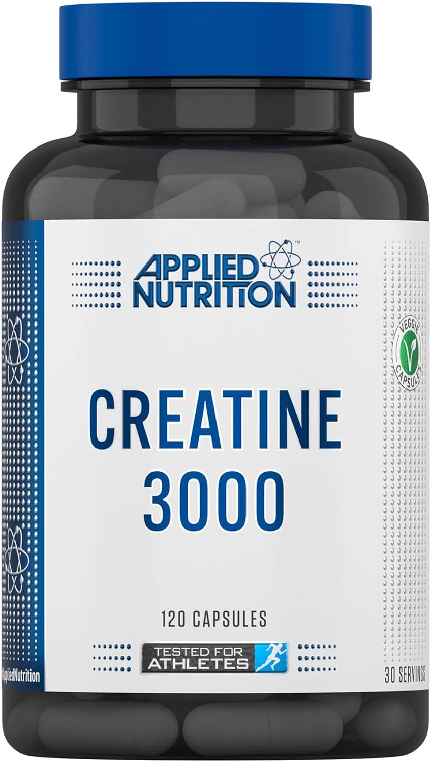 Applied Nutrition Creatine 3000 - Creatine Monohydrate Capsules 3000Mg120 Grams