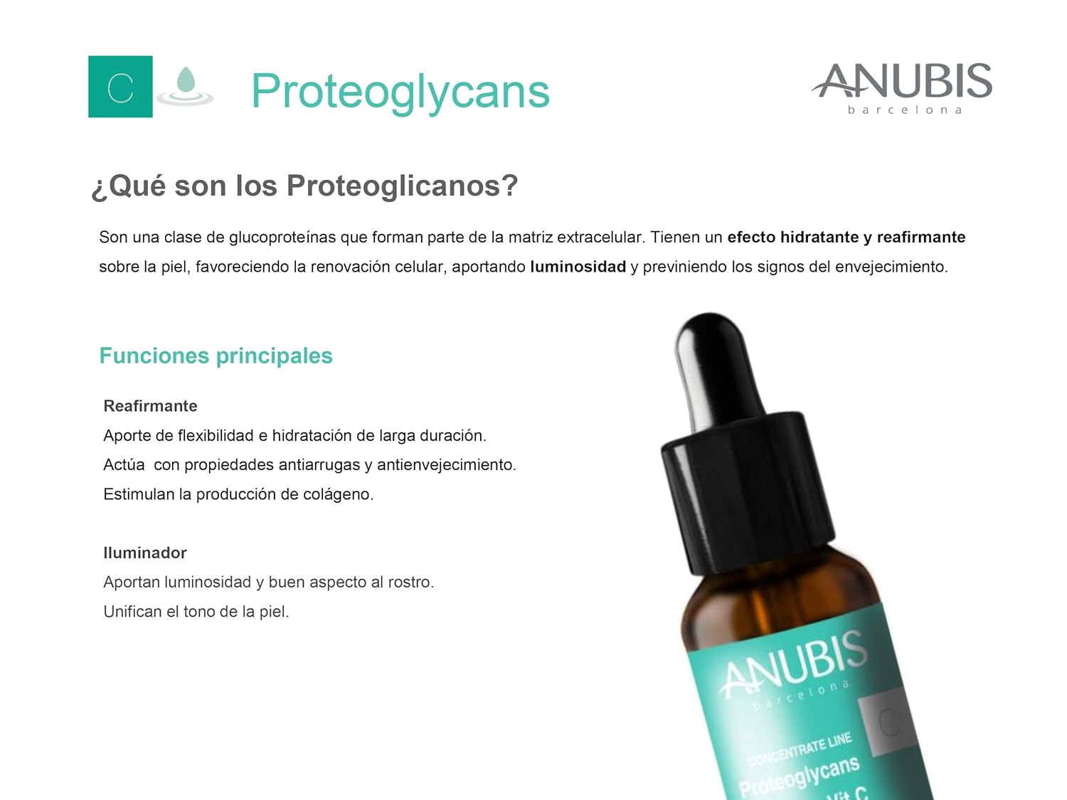 Esupli.com Anubis Barcelona Proteoglycans HA + Vit C Concentrate (20ml)