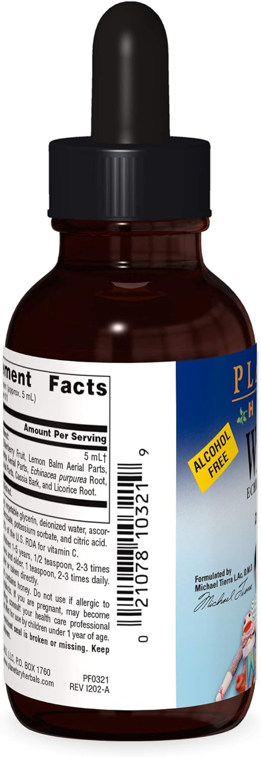 Planetary Herbals Well Child, Alcohol Free 5 ml Echinacea-Elderberry H