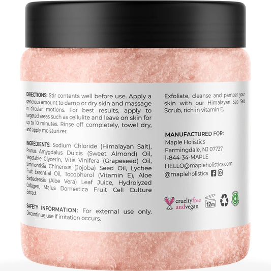 Esupli.com  Himalayan Salt Exfoliating Body Scrub - Pink Him