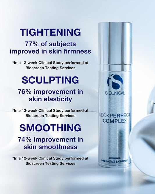 iS CLINICAL Neckperfect Complex, Neck firming cream, Anti-Aging Neck lift, neck tightening cream