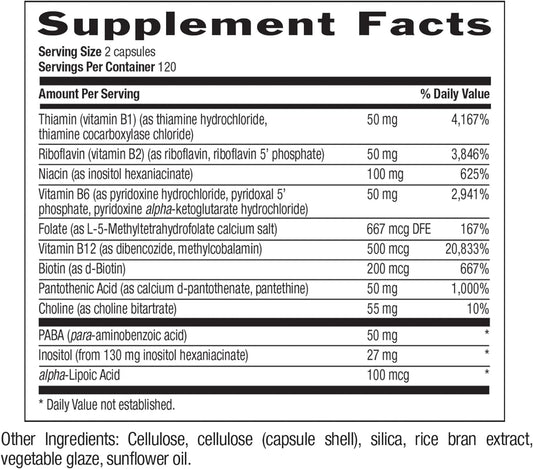 Country Life Coenzyme B Complex, 240-Count240 Count (Pack Of 1)