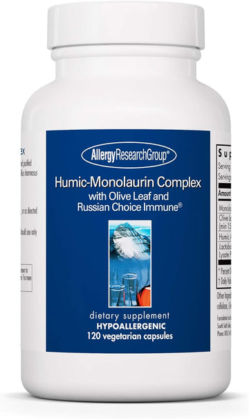 Allergy Research Group - Humic-Monolaurin Complex - with Olive Leaf, I