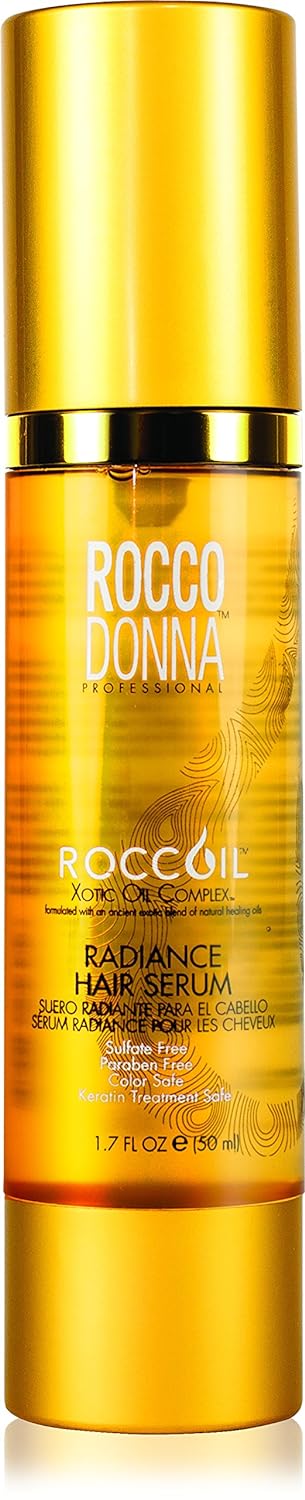 Rocco Donna Hair Serum for Smoother and Radiant Shine Hair | with Argan and Jojoba Oil | 1.7