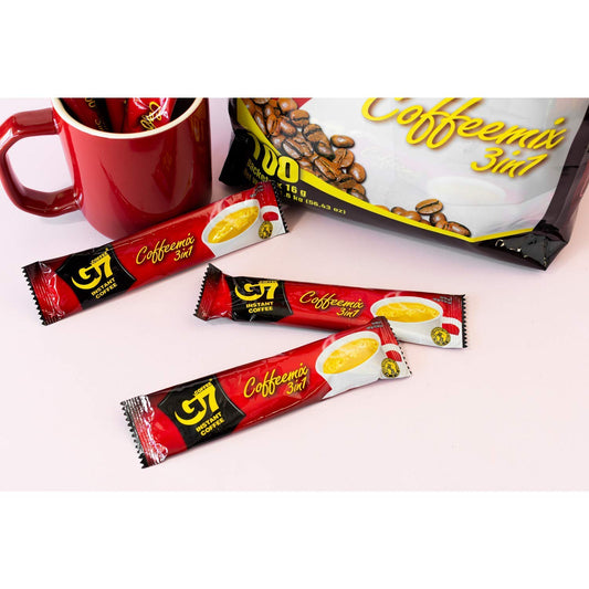 Trung Nguyen — G7 3 in 1 Instant Coffee — Coffee With Non-dairy Creamer and Sugar — Strong and Bold — Instant Vietnamese Coffee (20 Single Serve Packets, 2 Pack)