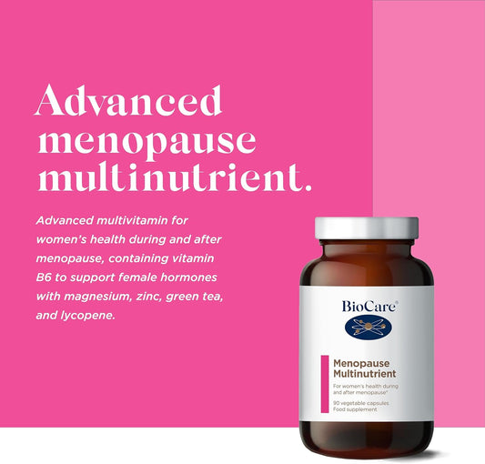 BioCare Menopause Multinutrient | with Vitamin B6, Magnesium, Zinc, Gr240 Grams