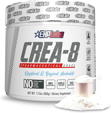 EHPlabs CREA-8 Creatine Monohydrate Powder - Creatine Powder for Build