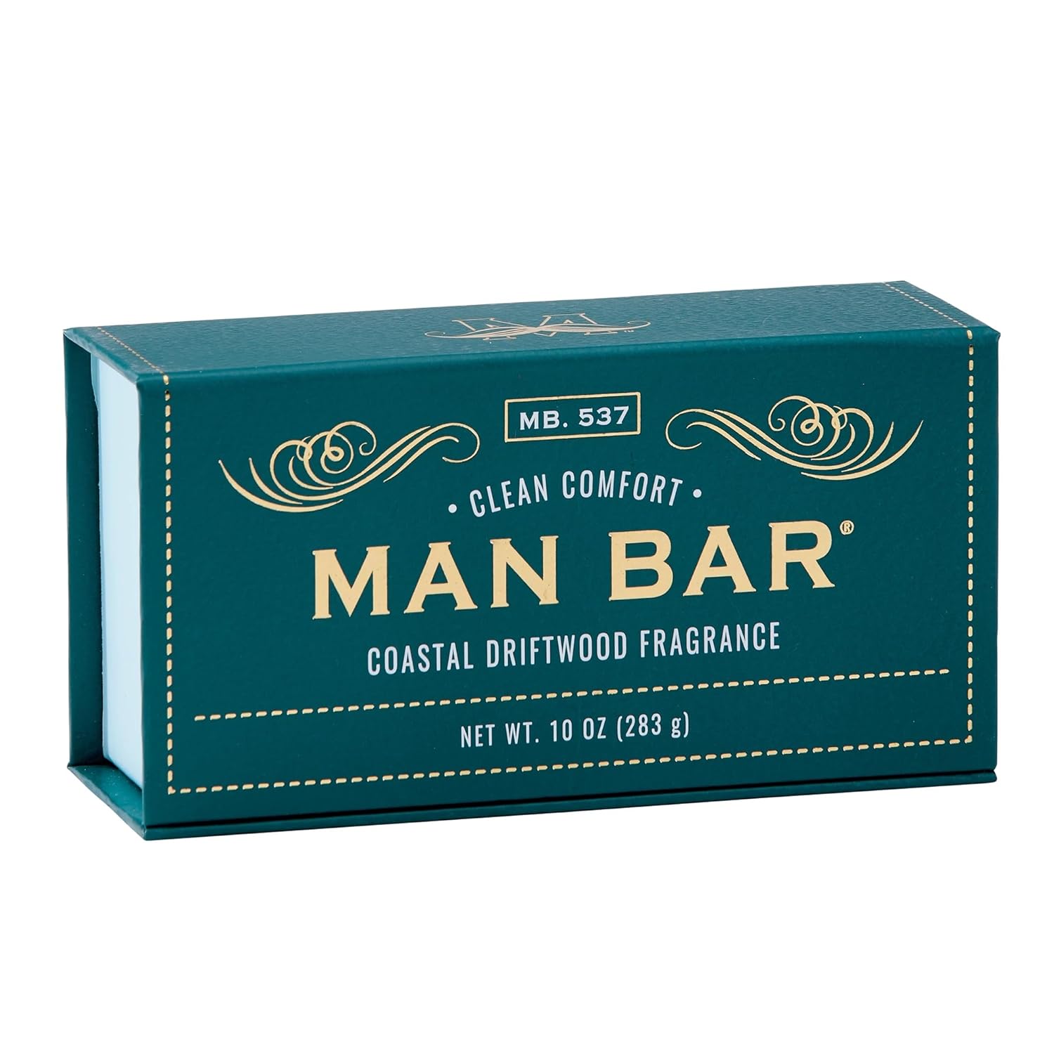 San Francisco Soap Company Coastal Driftwood Fragrance Man Bar - CLEAN - No Harmful Chemicals - Good for All Skin Types - Made in the USA