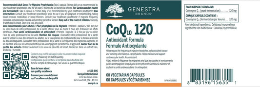 Genestra Brands COQ10 120, 60 caps

