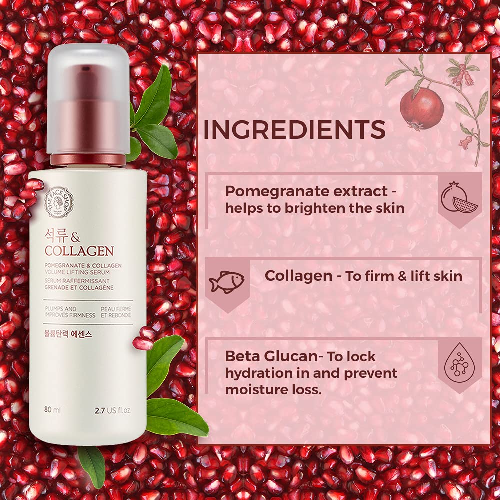 Esupli.com The Face Shop Pomegranate & Collagen Volume Lifting Serum | 