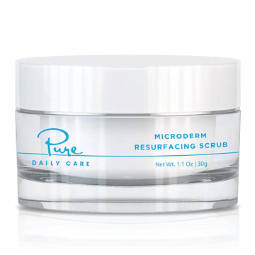 MicroDerm Resurfacing Scrub - Exfoliating Polish Crystals At-Home MicroDermabrasion Vitamin A & E Squalane