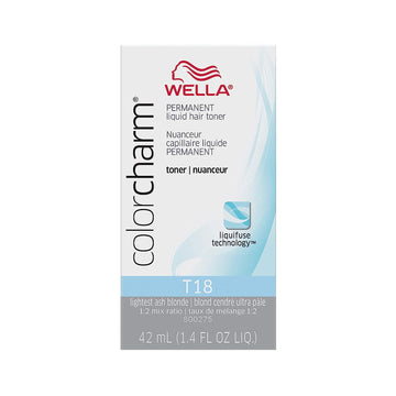 Wella ColorCharm Permanent Liquid Hair Toner, Neutralize Brass With Liquifuse Technology