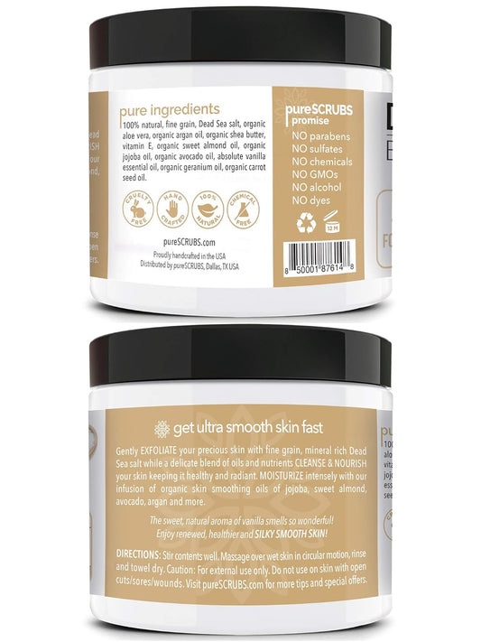 Esupli.com  pureSCRUBS Premium Organic Body Scrub Set - Larg