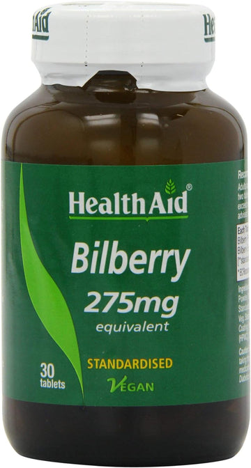 HealthAid Bilberry 30 Tablets

159 Grams
